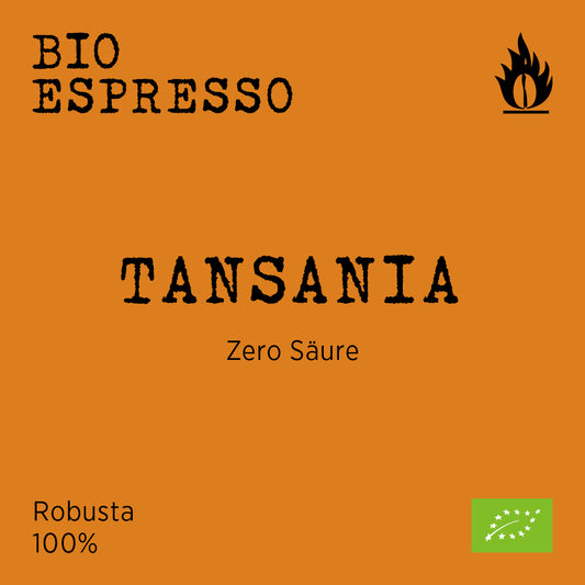 Bio Espresso sortenrein Tansania